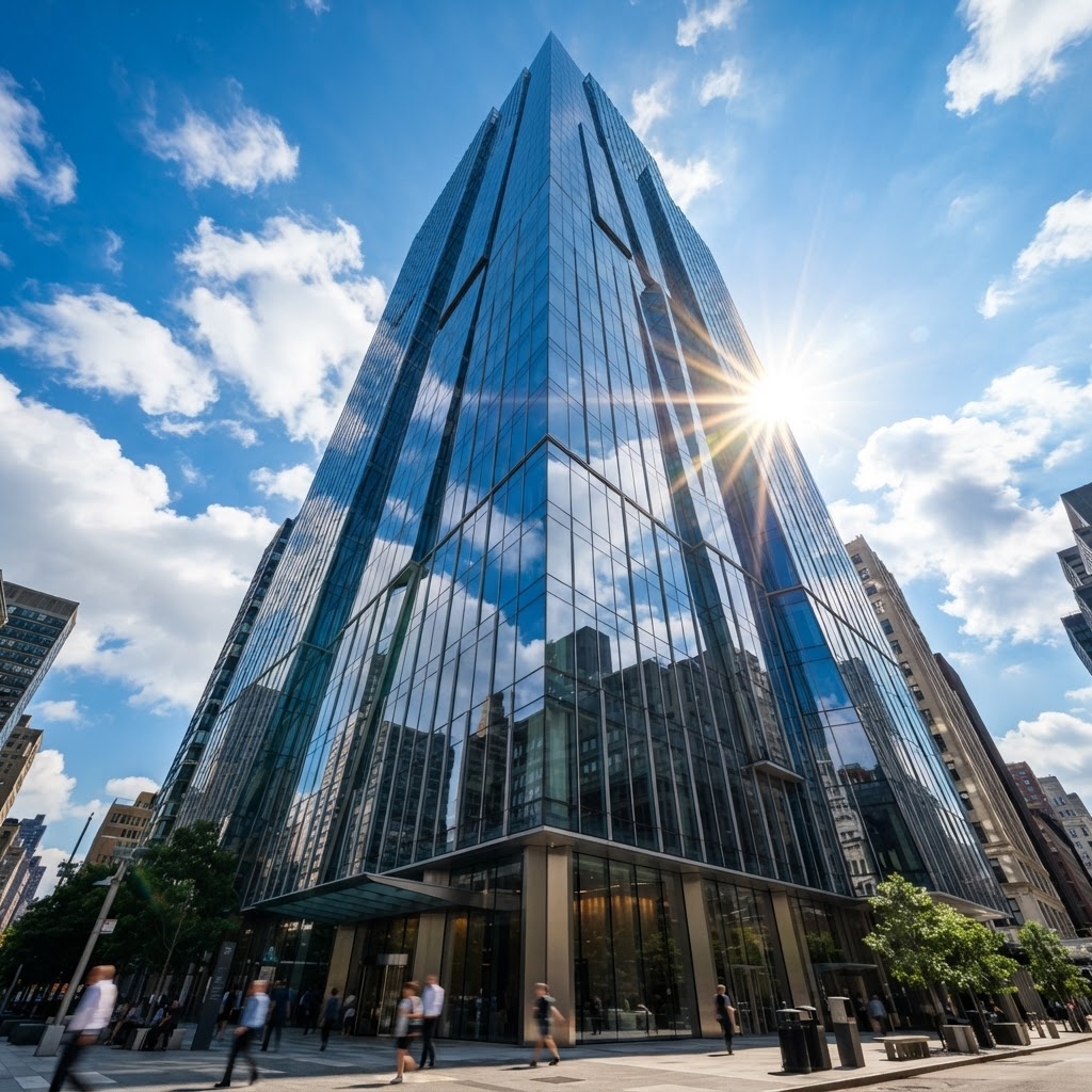 Edificio corporativo de vidrio